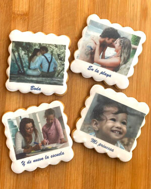 Gingerbread cookies with photos