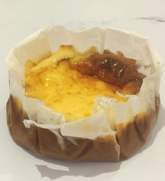 Tarta de queso con chocolate