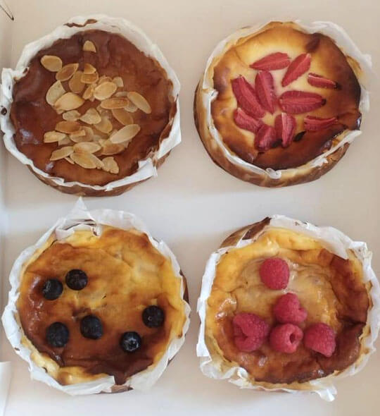 Tartas de queso vascas en Barcelona